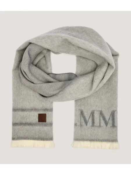 MM gyapjú sál DIADEMA mintás szürke