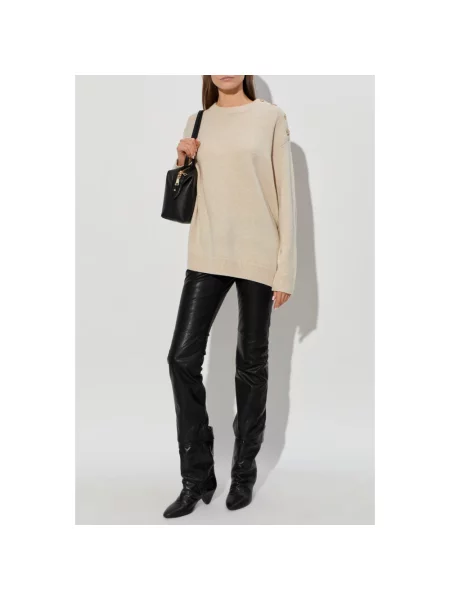 Sweter Zadig & Voltaire wełniany beżowy