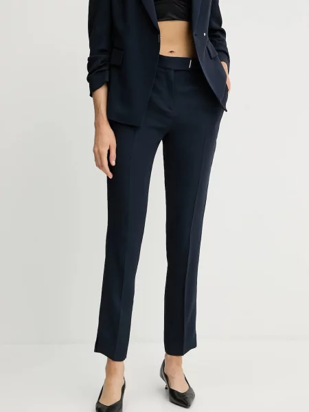 Hlače BOSS mornarsko modra