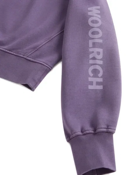 Bluza nierozpinana dziecięca Woolrich fioletowa