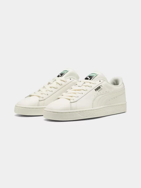 Замшевые кеды Puma белые