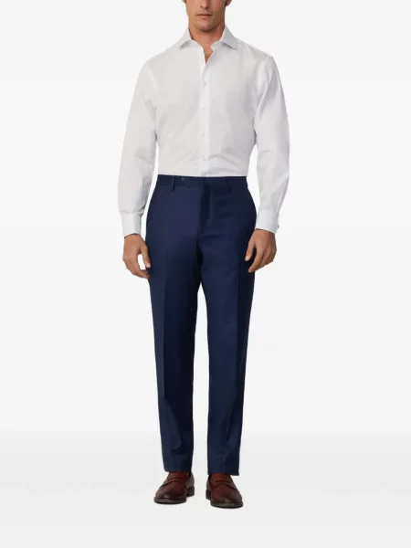 Cămașă Hackett London business din poplin alb
