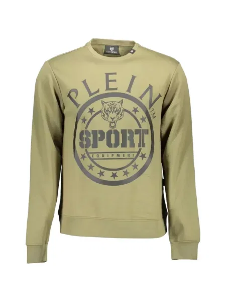 Pulover Plein Sport cu imagine verde