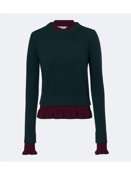 Pulover Acne Studios de lână verde