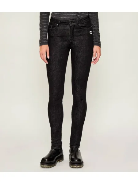 Karl Lagerfeld Blugi IKONIK | Skinny fit negru