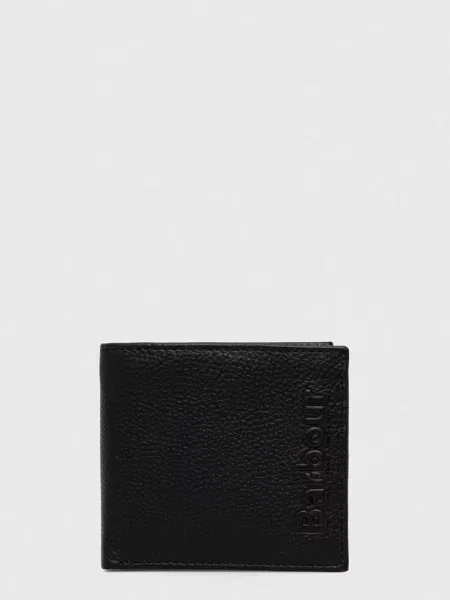 Кожен портфейл Barbour мъжки черно