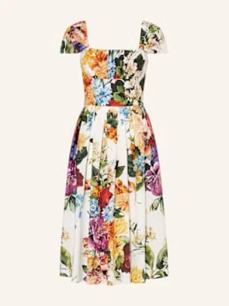 Dolce & Gabbana Sukienka Koktajlowa weiss biała