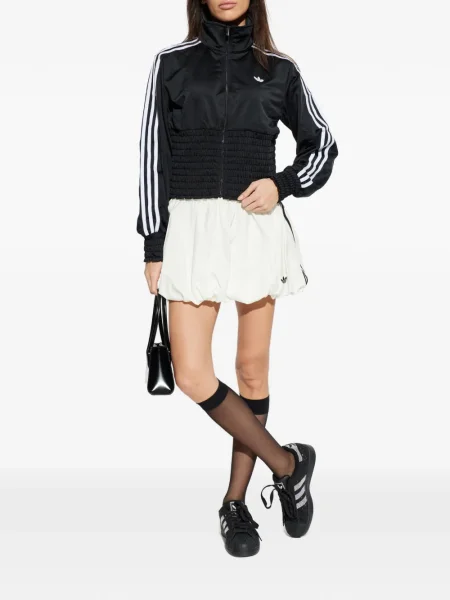 Cropp tricou Adidas din dantelă cu imagine negru