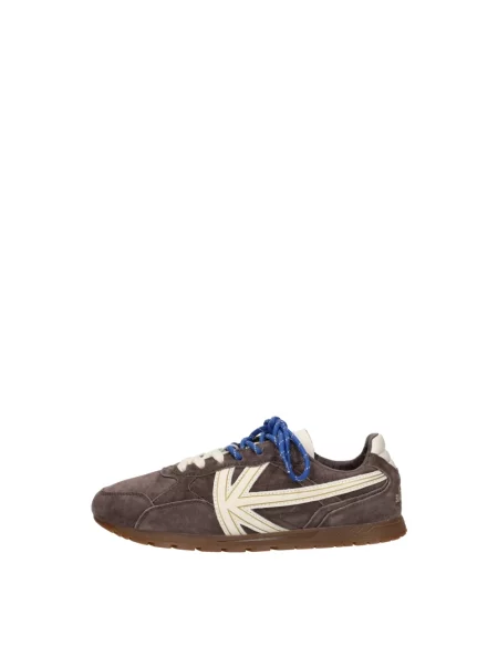 Sneakersy Kaotiko zamszowe brązowe