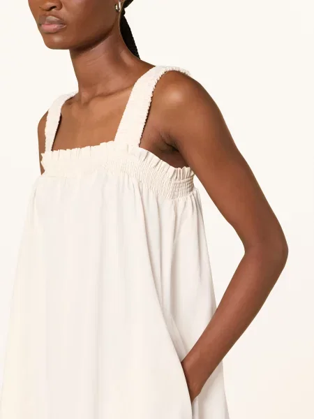Seafolly Sukienka Plażowa Gathered weiss