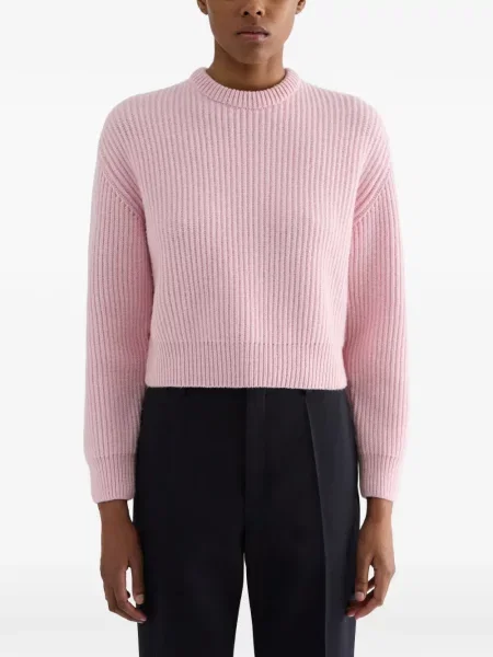 Hanorac Jil Sander tricotate roz