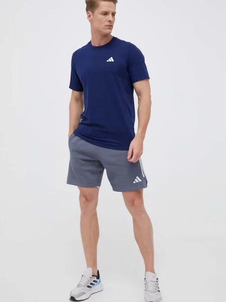 Kratka majica za vadbo adidas Performance Train Essentials Feelready mornarsko modra