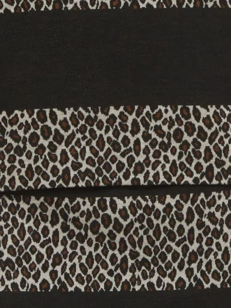 Top Max Mara cu imagine cu model leopard negru
