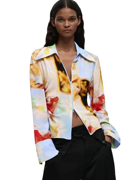 Bluza Desigual modra