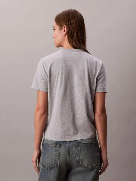 Calvin Klein Jeans Tričko svetlosivá / ružová sivá