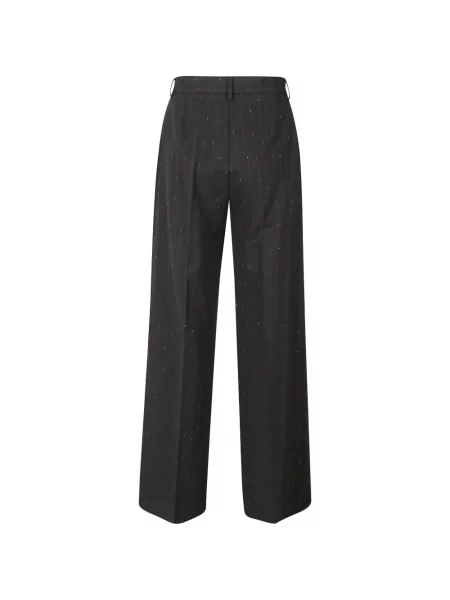 Pantaloni Ermanno Firenze cu paiete gri
