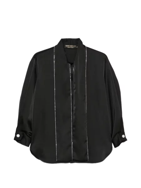 Bluză Simona Corsellini din satin negru