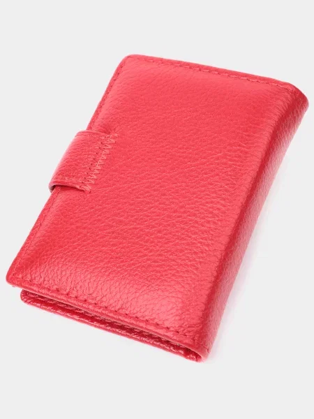 ST Leather Accessories Візитниця Шкіра червоний