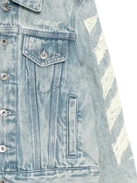 Gyerek farmer dzseki Off-white fehér