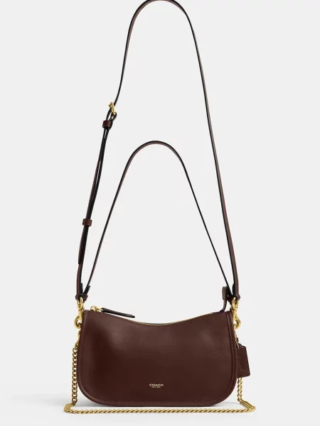 Кожаная сумка Coach