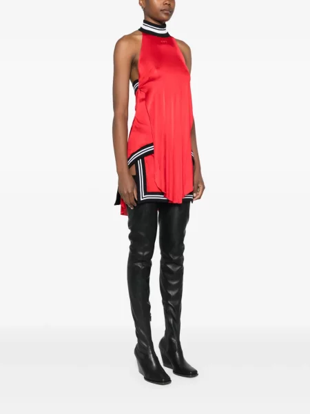 Σατέν κοστούμι μίνι φόρεμα Off-white λευκό