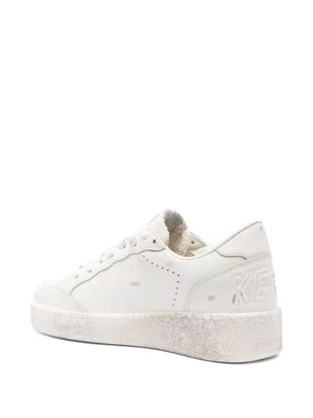 Кожени маратонки Golden Goose Ball Star бяло
