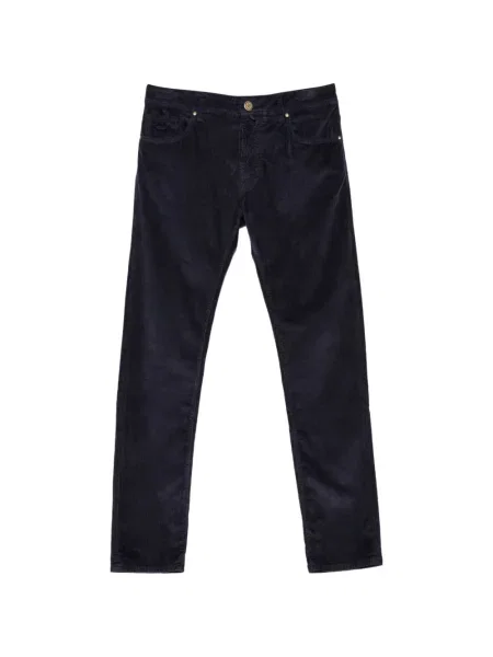 Pantaloni Jacob Cohën de catifea cord albastru