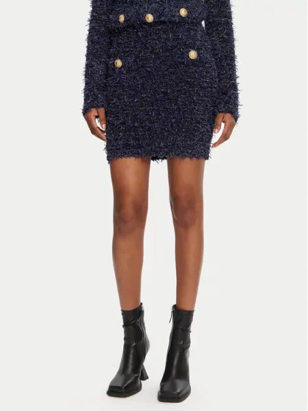 Юбка мини Balmain синяя