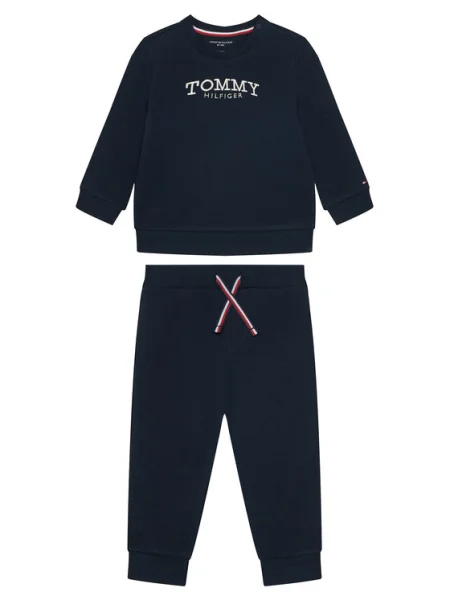 Tommy Hilfiger Trening Monotype Wide Leg albastru