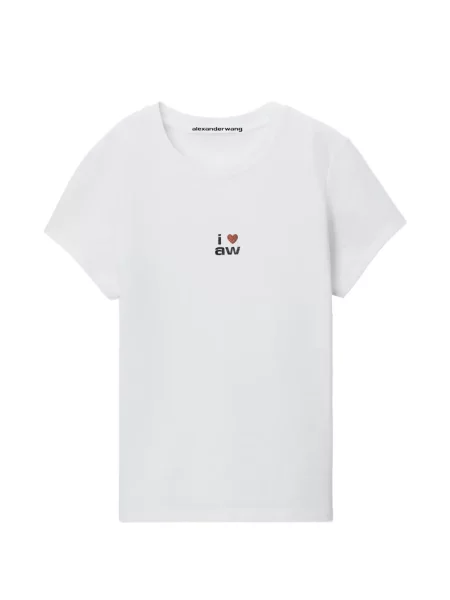 Tricou Alexander Wang alb