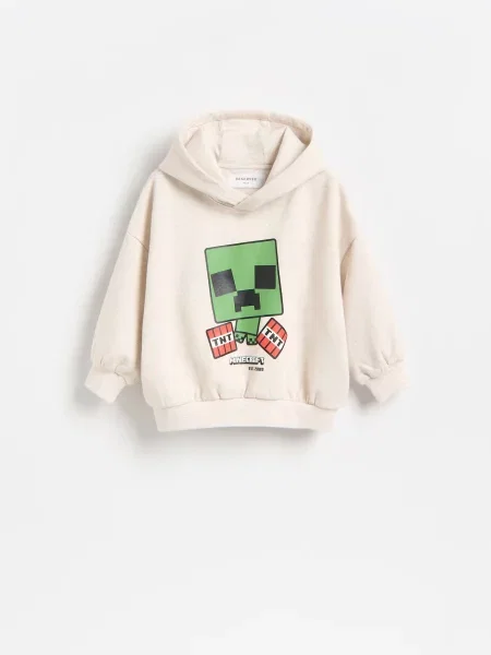Reserved Mikina Minecraft béžová