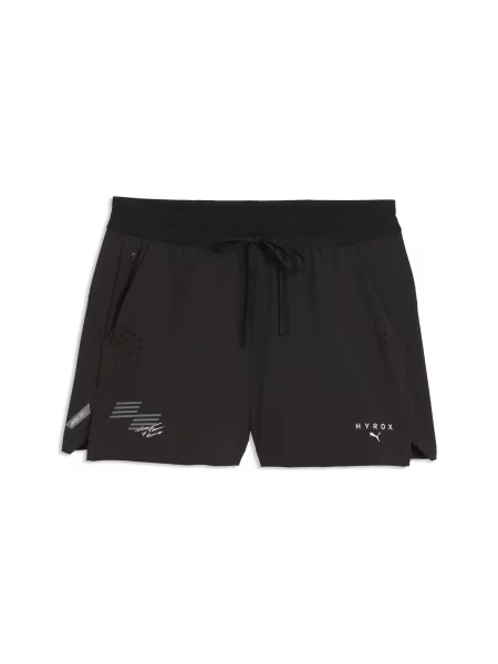 Szorty z tkaniny PUMA x HYROX PWRMODE Akcesoria XXS czarny
