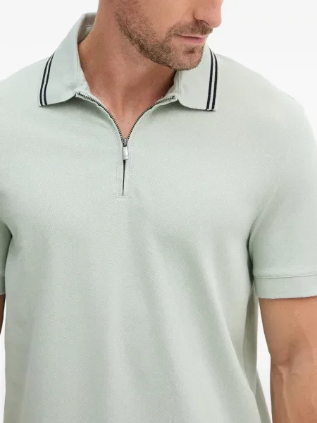 Gulerat tricou polo Armani Exchange verde