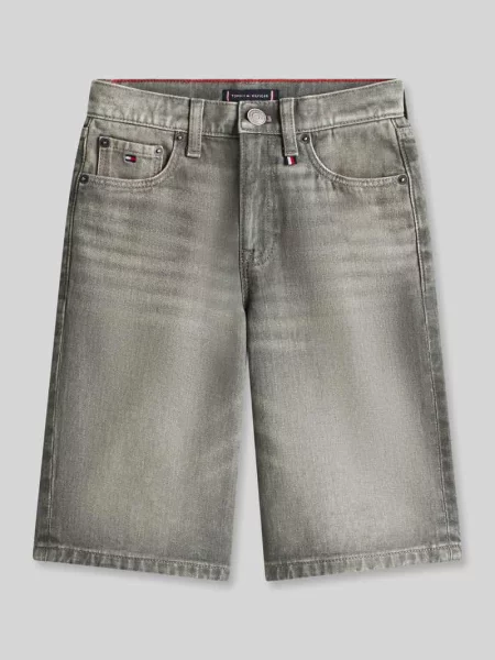 Szorty jeansowe o kroju regular fit z 5 kieszeni Tommy Hilfiger Teens