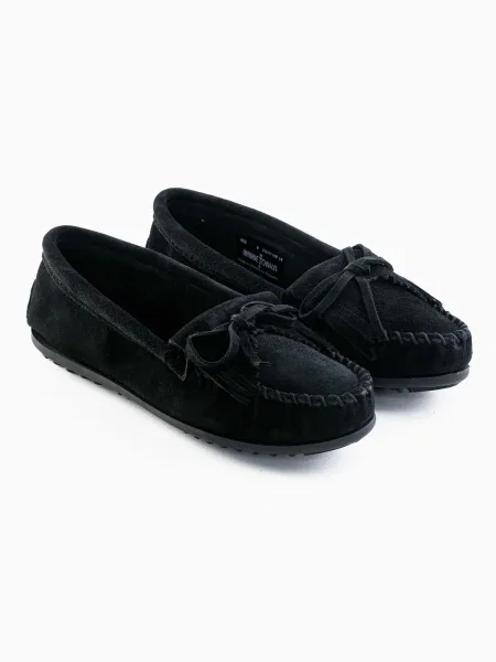 Minnetonka Mocasini Kilty' negru