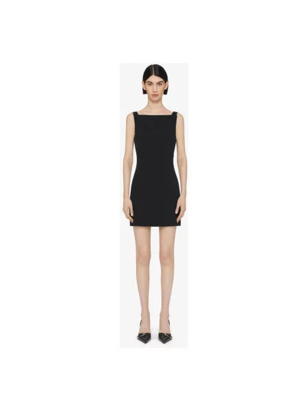 Satynowa sukienka Givenchy czarna