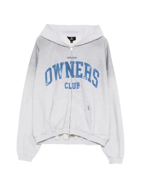 Majica s kapuljačom Represent siva