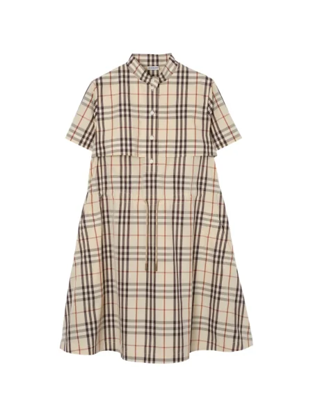 Rochie Burberry în carouri de costum