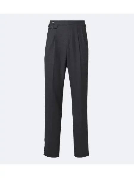 Pantaloni Dunhill de lână gri