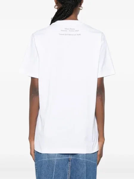 Tricou Moschino cu imagine alb