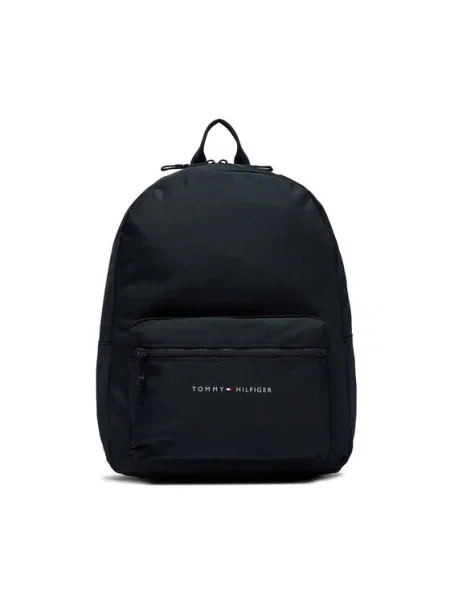 Детска раница Tommy Hilfiger голям с изчистен дизайн тъмносиньо