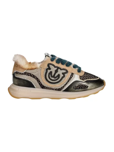 Sneakersy Pinko ze sztucznego futra
