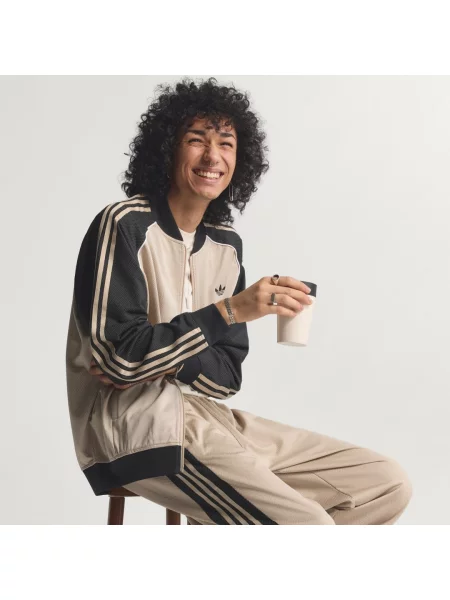 Bunda Adidas se síťovinou bílá