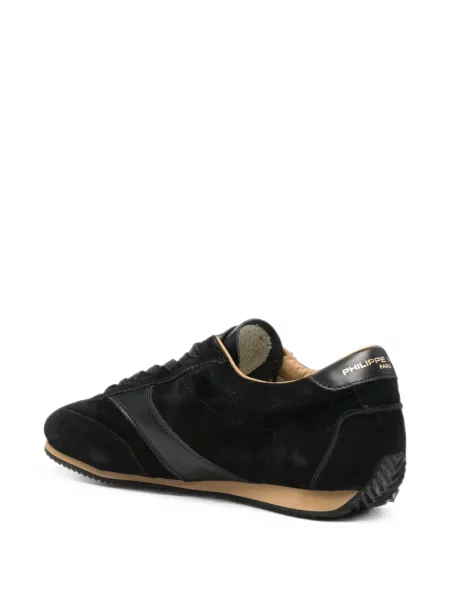 Sneakerși Philippe Model Paris cu autograf negru
