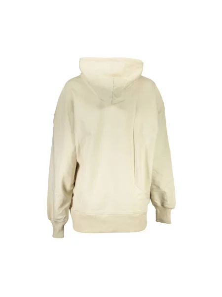 Bluza z kapturem Calvin Klein beżowa