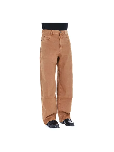 Jeansy Isabel Marant brązowe