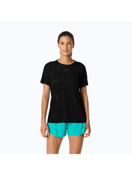Koszulka do biegania ASICS Metarun SS Top performance black czarna