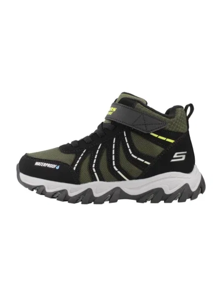 Členkové topánky Skechers zelená