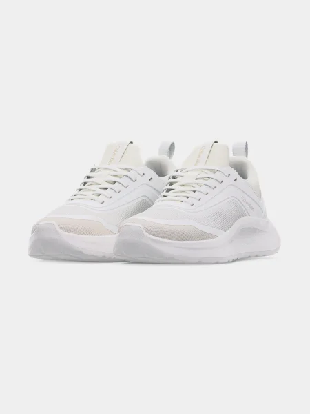 Sneakers Calvin Klein Light Eva Run Sock Mesh alb