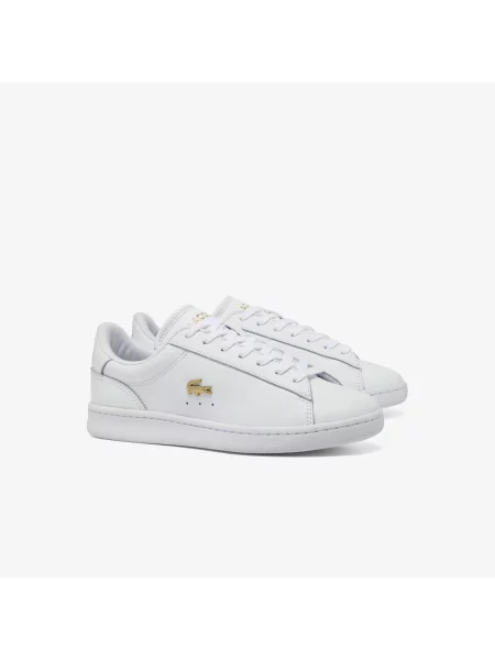 Lacoste Skórzane Sneakersy Carnaby Set białe